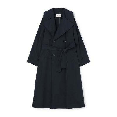 コットンポリエステルウェザー　トレンチコート