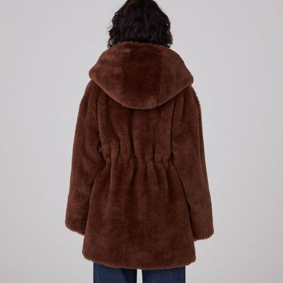 リサイクルボア フーデッドコート | maison TOMORROWLAND/メゾン