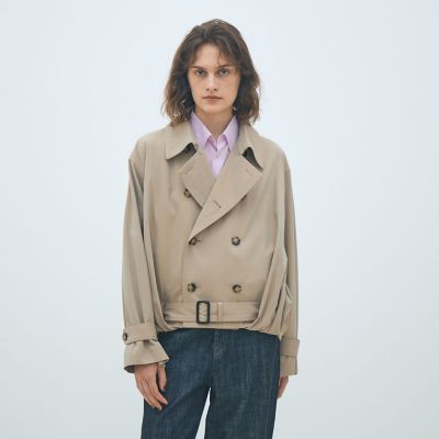 TOMORROWLAND　トゥモローランド　ナイロンリネン　ブルゾン　薄手 予約商品10月上旬以降順次お届け】ナイロンリネンビンテージ