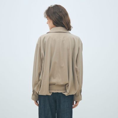 コットンナイロンシャンブレー ブルゾン | maison TOMORROWLAND
