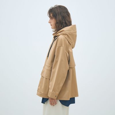 ★マカフィー トゥモローランド　ジャケット　ブルゾン　フード付き 楽天市場】【SALE／50%OFF】コットンダブルクロス フーデッド