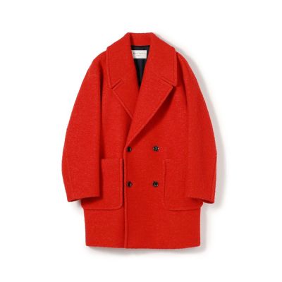 ＜maison TOMORROWLAND＞【送料無料】ブークレーボンディング　ダブルブレストコート