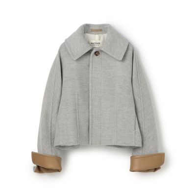 ＜maison TOMORROWLAND＞【予約商品１１月上旬以降順次お届け】メルトンビーバー　ショートコート