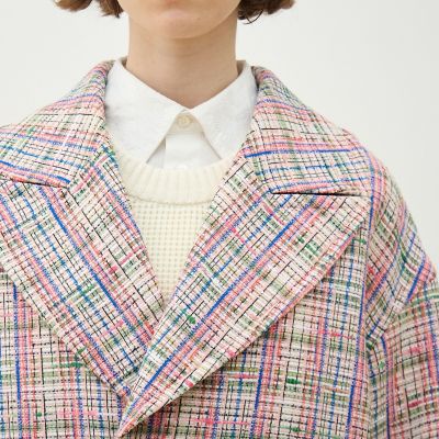 ESTNATION ネップツイードコクーンコート 美品 スプラウトツイード コクーンコート | maison TOMORROWLAND/メゾン