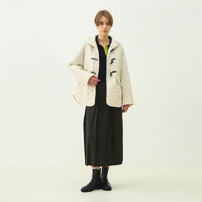 予約商品10月下旬以降順次お届け】キルト ダッフルコート | maison