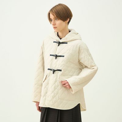 予約商品10月下旬以降順次お届け】キルト ダッフルコート | maison