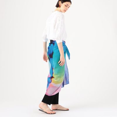 【別注】Ｔａｋａｋｏ　Ｎｏｅｌ×ＴＯＭＯＲＲＯＷＬＡＮＤ　コットンプリント　パレオ