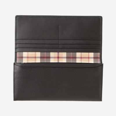 WEB限定】ソフト型押しレザー ハウスチェック長財布 | MACKINTOSH 