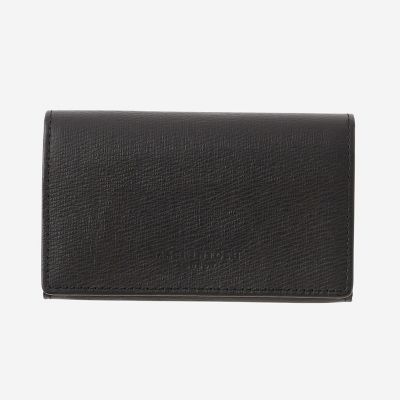 ＜MACKINTOSH LONDON (Men)＞【ＷＥＢ限定】ソフト型押しレザー　　ハウスチェック名刺入れ