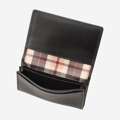 WEB限定】ソフト型押しレザー ハウスチェック名刺入れ | MACKINTOSH
