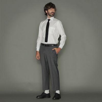 LEON掲載】カーフレザードレスベルト | MACKINTOSH LONDON (Men