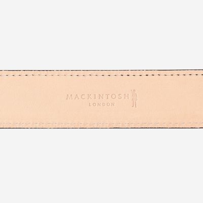 LEON掲載】型押しレザーベルト | MACKINTOSH LONDON (Men