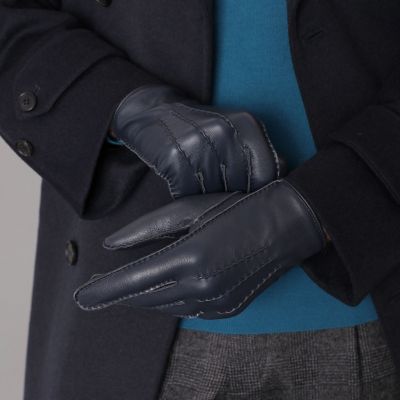 タッチスクリーンレザーグローブ | MACKINTOSH LONDON (Men
