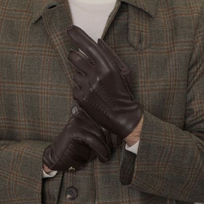 Mackintosh マッキントッシュ 新品！チェック柄カシミヤ鹿革手袋グローブ MACKINTOSH PHILOSOPHY（マッキントッシュフィロソフィー） 手袋