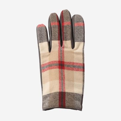 ボ*ド様 マッキントッシュロンドン　ラムスキン×ハウスチェックグローブ ラムスキン×ハウスチェックグローブ | MACKINTOSH LONDON (Men