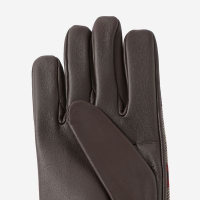 ボ*ド様 マッキントッシュロンドン　ラムスキン×ハウスチェックグローブ ラムスキン×ハウスチェックグローブ | MACKINTOSH LONDON (Men