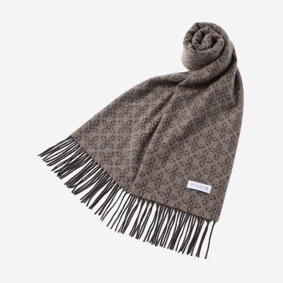 カシミヤアンドリュー柄マフラー | MACKINTOSH LONDON (Men