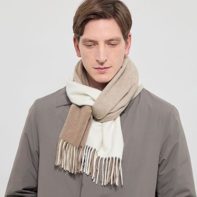 カシミヤカラーパネルマフラー | MACKINTOSH LONDON (Men