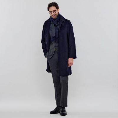 Ermenegildo Zegna麻綿高級ストール Ermenegildo Zegna エルメネジルド ゼニア ウール100％ ライン タグ