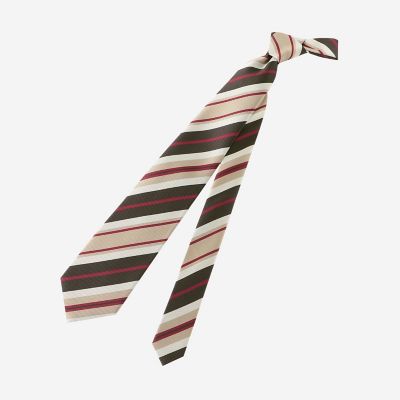 ＜MACKINTOSH LONDON (Men)＞ハウスカラーストライプレップネクタイ