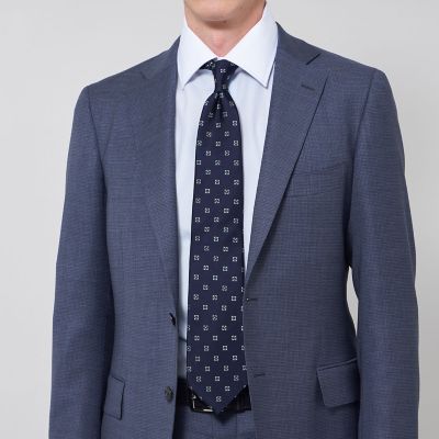 LEON掲載】サテン花小紋ネクタイ | MACKINTOSH LONDON (Men