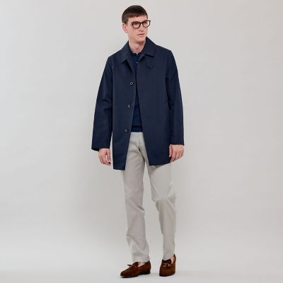 MACKINTOSHマッキントッシュ　コットンボンディング　ノーカラーコート DUNFORD SHORT】コットンボンディングステンカラーコート
