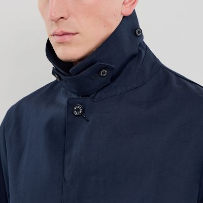 DUNFORD SHORT】コットンボンディングステンカラーコート