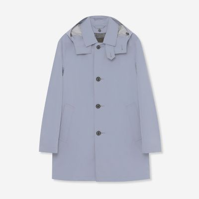 希少カラー☆マッキントッシュロンドン フーデッドコート イタリア生地 ウール ステンカラーフーデットコート | MACKINTOSH LONDON (Men