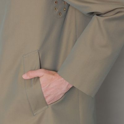 LEON掲載】【DUNFORD】ギャバジンステンカラーコート