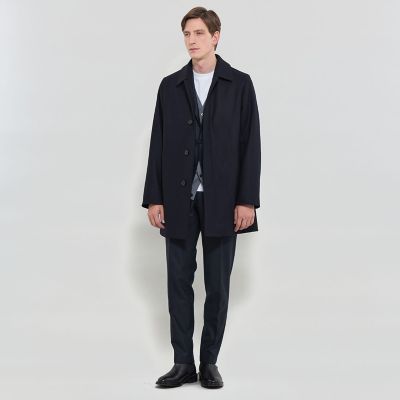 WEB・一部店舗限定】【DUNFORD】ウールメルトンステンカラー