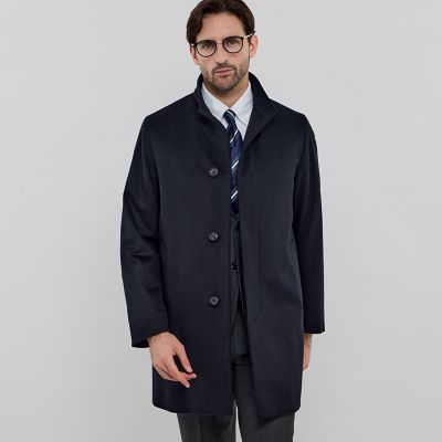 ウール／カシミヤ ソリッド チェスターフィールドコート | Brooks