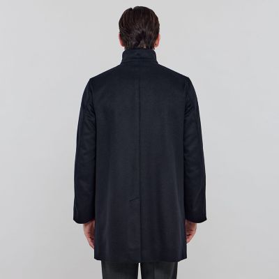 DUNFORD STAND COLLAR】ウールカシミヤビーバー