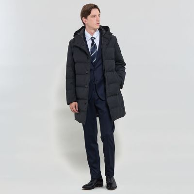 WEB・一部店舗限定】【DUNFORD HOOD】サキソニーツイル