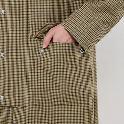 【マッキントッシュロンドン✖️ドーメル】ダブルフェイスウールコート 38 DORMEUIL／ドーメル】ウールリネンハンティングコート