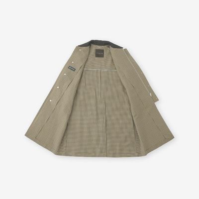 DORMEUIL／ドーメル】ウールリネンハンティングコート