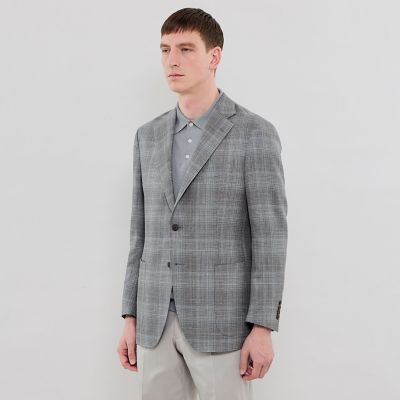 ARTISAN 伊製生地 リネン混チェックジャケット S 日本製 ARTISAN 伊製生地 リネン混チェックジャケット S 日本製 【公式通販】