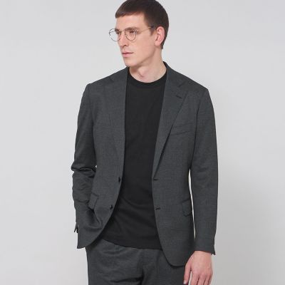 極美品 マッキントッシュロンドン テーラードジャケット 2B シアサッカー M LEON掲載】【BREASY JACKET】【Subalpino/スバルピーノ】シアサッカー