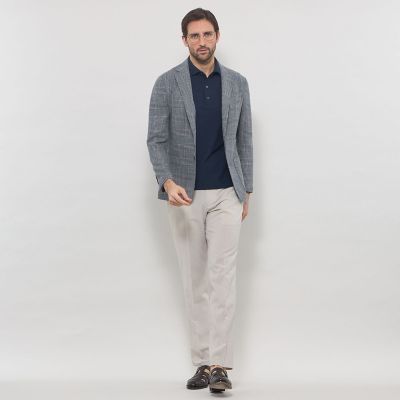 【新品タグ付】マッキントッシュロンドン グレンチェック ブルゾン 38 LEON掲載】【BREASY JACKET】LENO CLOTH