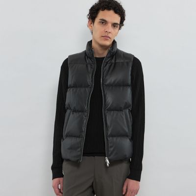 MACKINTOSH LONDON マッキントッシュロンドン ダウンベスト　38 シープレザー ダウンベスト | MACKINTOSH LONDON (Men