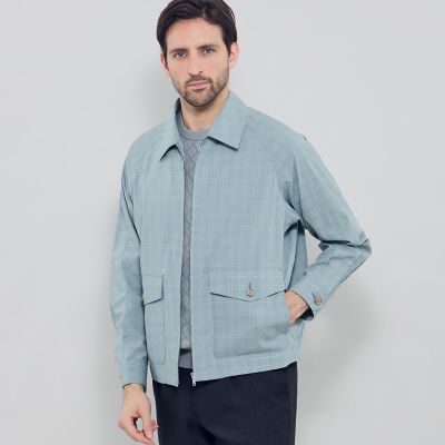 マッキントッシュロンドン⭐️ハイブリッドクロスノーカラーブルゾン サイズ44 MACKINTOSH LONDON（マッキントッシュ ロンドン）の「ハイブリッド