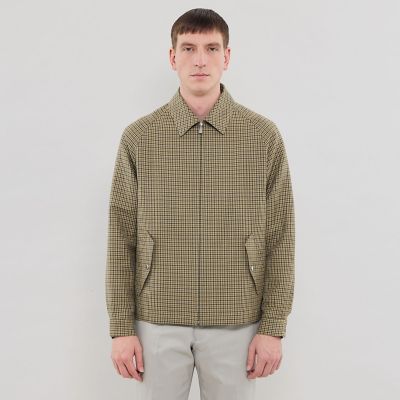 DORMEUIL／ドーメル】ウールリネンハリントンジャケット