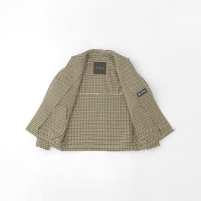 DORMEUIL／ドーメル】ウールリネンハリントンジャケット 