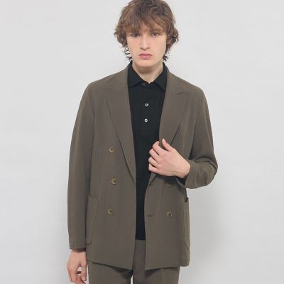 LEON掲載】ダブルウールサッカージャケット | MACKINTOSH LONDON