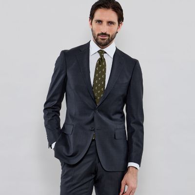 ＜MACKINTOSH LONDON (Men)＞【ＮＥＷ　ＢＲＩＤＧＥ】【ＬｏｒｏＰｉａｎａ　Ｆａｂｒｉｃ】ピンドットスーツ