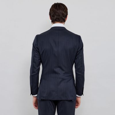 NEW BRIDGE】Super150's シャドーストライプスーツ