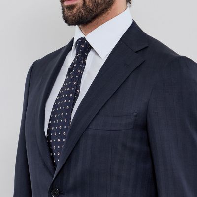 NEW BRIDGE】Super150's シャドーストライプスーツ