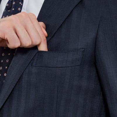 NEW BRIDGE】Super150's シャドーストライプスーツ