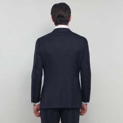 ウールシルク チョークストライプスーツ | MACKINTOSH LONDON (Men
