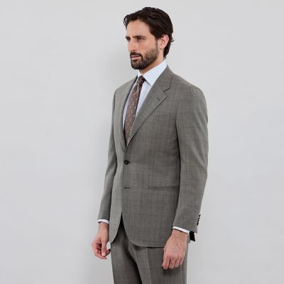 ウールシルク グレンチェックスーツ | MACKINTOSH LONDON (Men