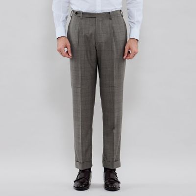 ウールシルク グレンチェックスーツ | MACKINTOSH LONDON (Men